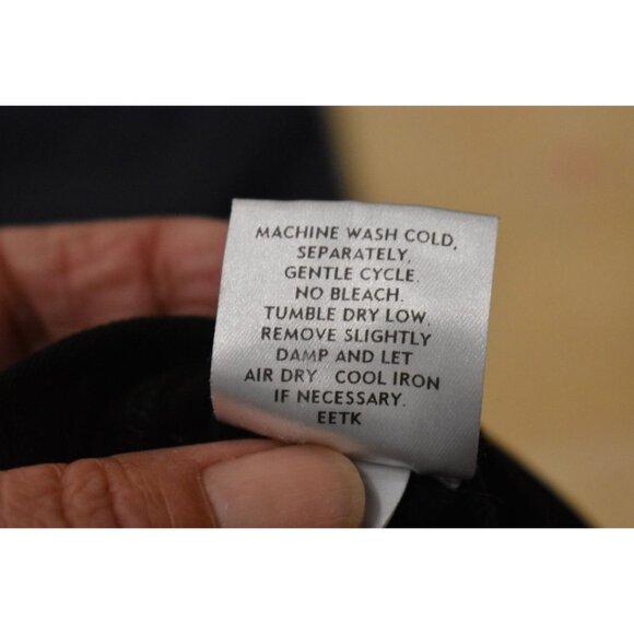 Women's Eileen Fisher Black Pull-on Pants with Stretch Size L - Picture 6 of 6